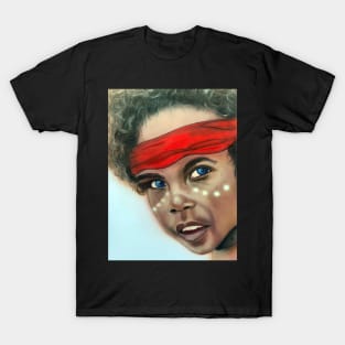 Australian indigenous child Red bandanna T-Shirt